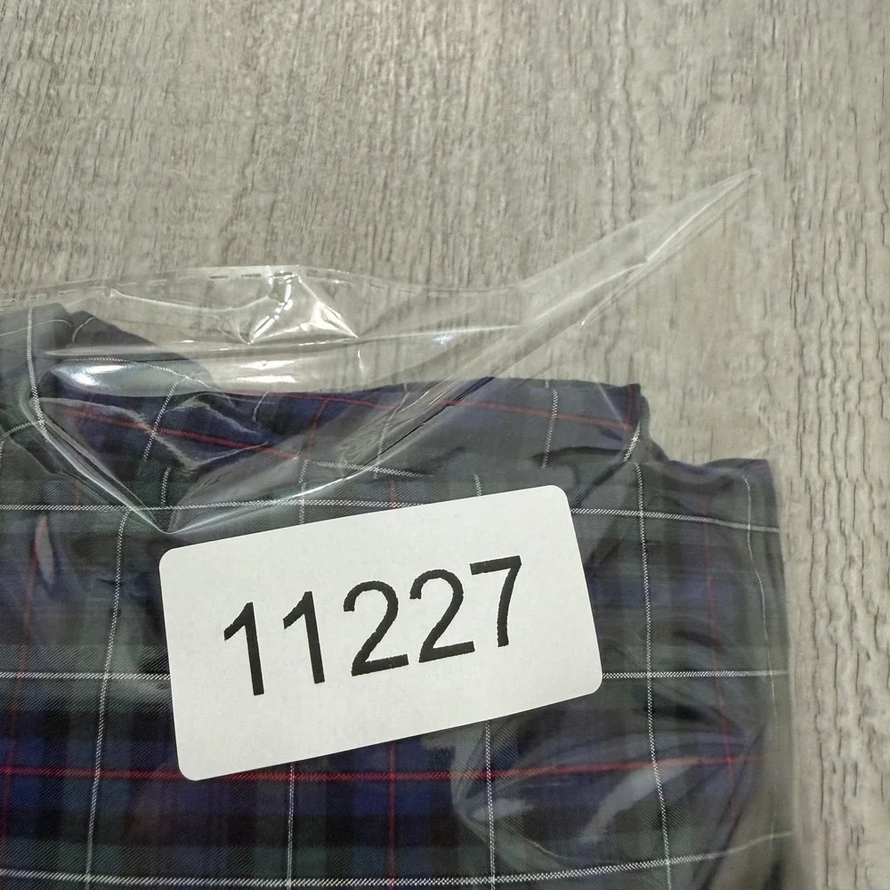 Vintage Polo Ralph Lauren Blake Shirt Men's Large Blue Green Tartan Plaid 90s